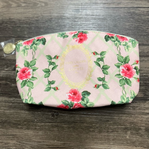 2025 LIMITED EDITION ESTEE LAUDER LADUREE PARIS ZIPPERED MAKE-UP BAG NEW NO TAG - Picture 3 of 4